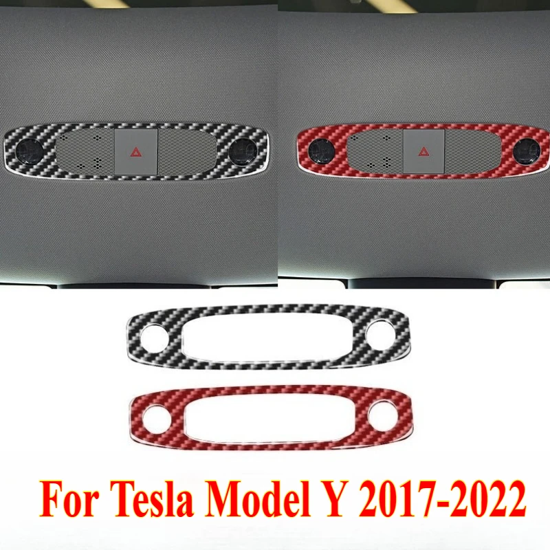 1PCS Car Roof Reading Light Panel Sticker Cover Trim Frame Carbon Fiber Style For Tesla Model Y 2017-2022
1PCS Car Roof Reading Light Panel Sticker Cover Trim Frame Carbon Fiber Style For Tesla Model Y 2017-2022