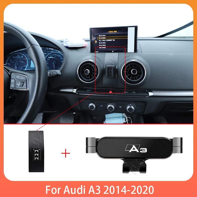 Car Mobile Phone Holder For Audi A3 S3 8V 2014-2020 Adjustable Special Mobile Phone Holder GPS Base Mount Stand Accessories
Car Mobile Phone Holder For Audi A3 S3 8V 2014-2020 Adjustable Special Mobile Phone Holder GPS Base Mount Stand Accessories