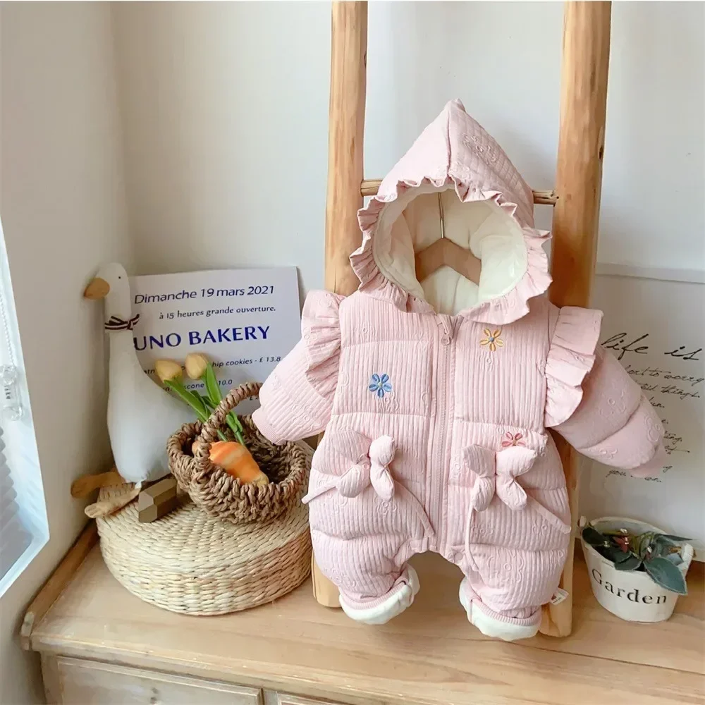 Winter New in Kids Princess Style Jumpsuits - Infant Hooded Thick Embroidery Butterfly Zipper Quilted Outdoor Romper 3M-3Y
Winter New in Kids Princess Style Jumpsuits - Infant Hooded Thick Embroidery Butterfly Zipper Quilted Outdoor Romper 3M-3Y