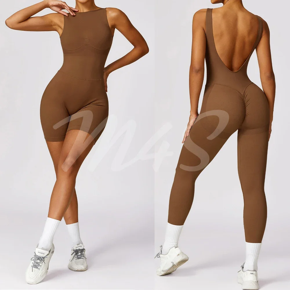 Seamless Jumpsuit Gym Workout Clothes for Women Fitness Active Wear Short Sport Suit Backless Yoga Set Push Up Shorts Bodysuit
Seamless Jumpsuit Gym Workout Clothes for Women Fitness Active Wear Short Sport Suit Backless Yoga Set Push Up Shorts Bodysuit