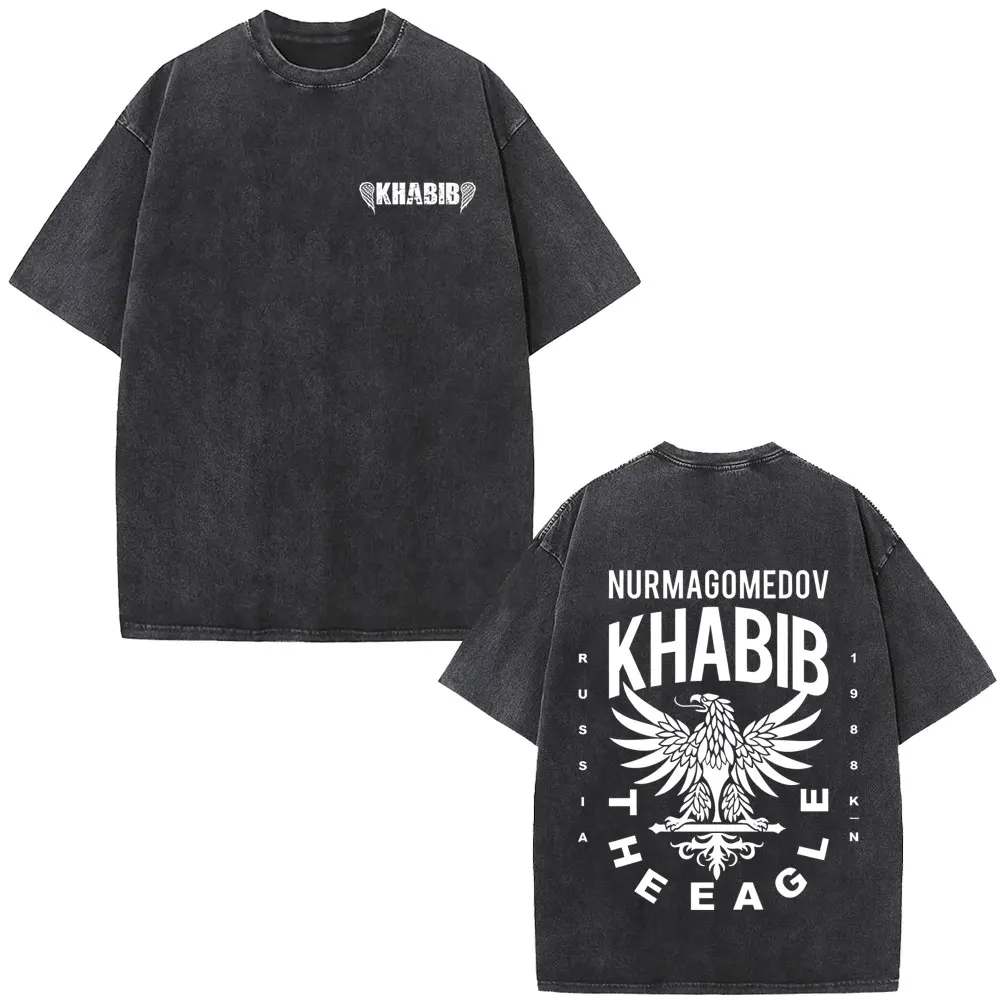 Russian Fighter Khabib The Eagle Vintage Washed T Shirt Men Boxing Fitness Gym Oversized Tshirt Male Casual Retro Cotton T-Shirt
Russian Fighter Khabib The Eagle Vintage Washed T Shirt Men Boxing Fitness Gym Oversized Tshirt Male Casual Retro Cotton T-Shirt