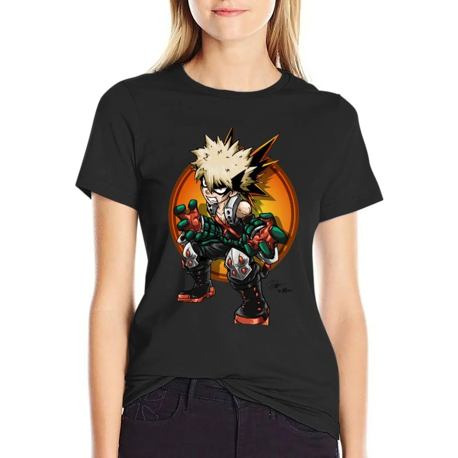 Katsuki Bakugo T-Shirt sweat summer clothes anime clothes t-shirts for Women cotton
Katsuki Bakugo T-Shirt sweat summer clothes anime clothes t-shirts for Women cotton