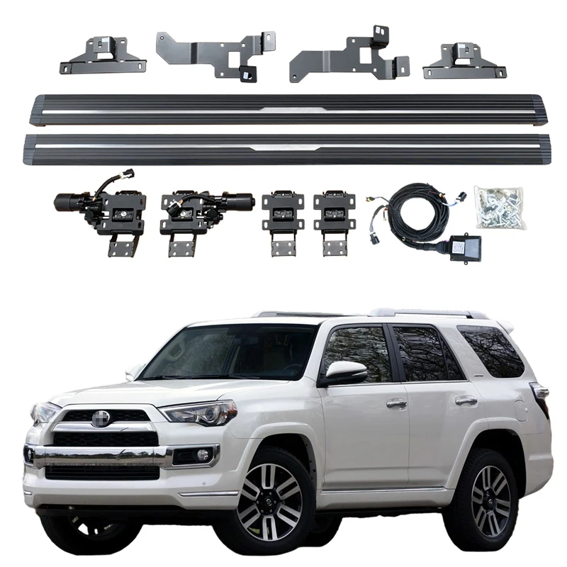 Automatic Electric Power Side Step Running Board for Toyota 4Runner 2014-2018 2019-2023
Automatic Electric Power Side Step Running Board for Toyota 4Runner 2014-2018 2019-2023