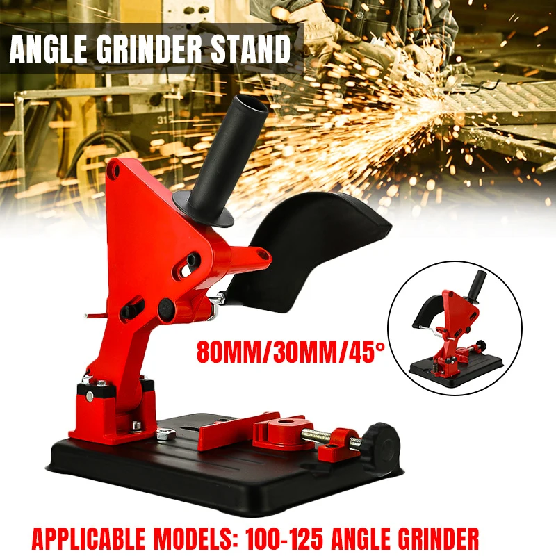 Angle Grinder Stand Bracket Holder Cutter Support For 100-125 Cutter Angle Grinder Cast Iron Base Power Tool Accessory
Angle Grinder Stand Bracket Holder Cutter Support For 100-125 Cutter Angle Grinder Cast Iron Base Power Tool Accessory