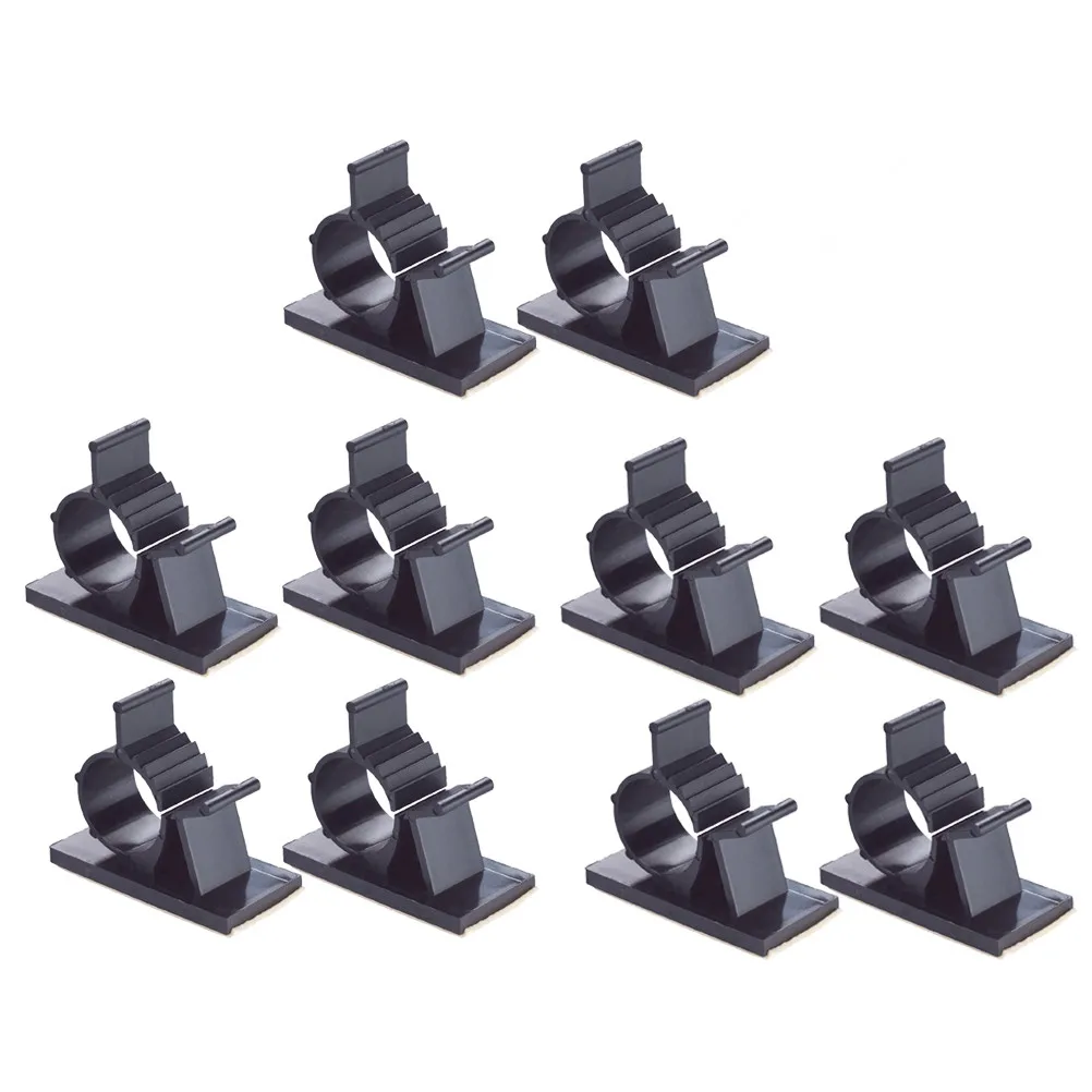 10pcs Plastic Clips Black Adhesive Backed Wire Adjustable Cable Clips Adhesive Cable Management Clips Adjustable Clamp
10pcs Plastic Clips Black Adhesive Backed Wire Adjustable Cable Clips Adhesive Cable Management Clips Adjustable Clamp