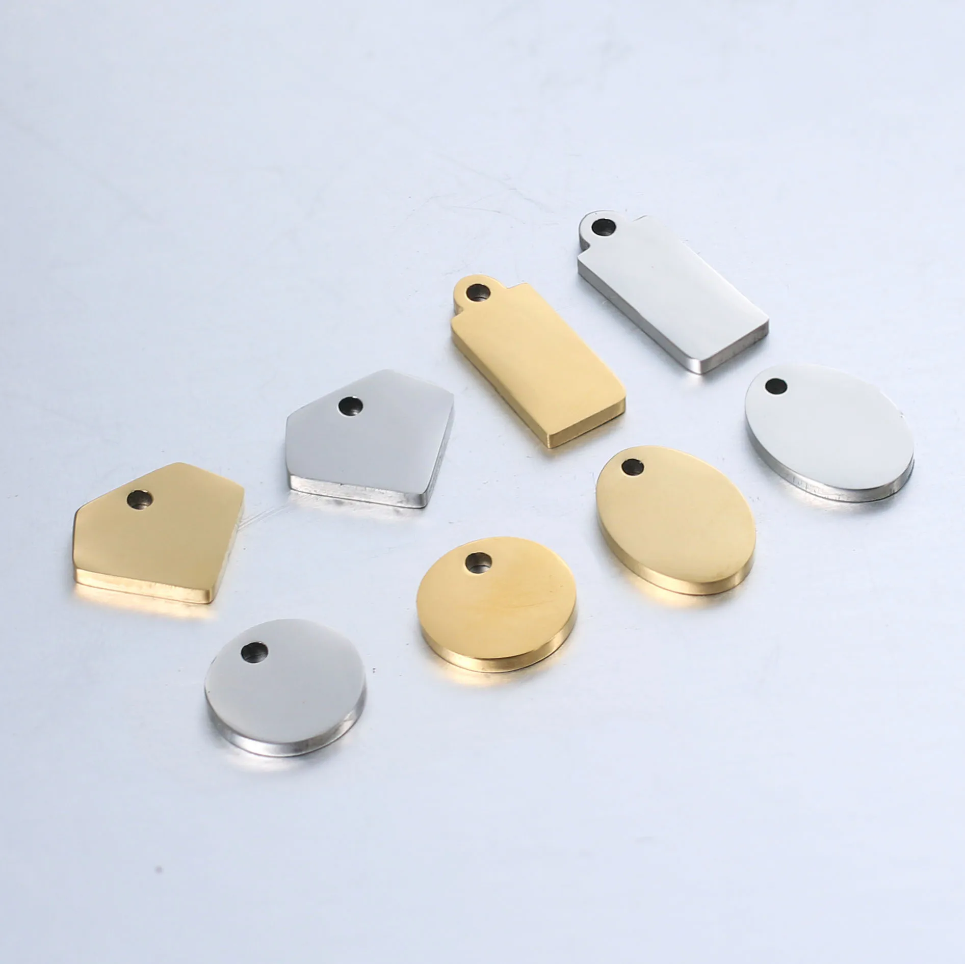 Kitykiss Stainless Steel Mirror Geometric Charms (Ellipse/Round/Rectangle/Diamond) DIY Extender Tags
Kitykiss Stainless Steel Mirror Geometric Charms (Ellipse/Round/Rectangle/Diamond) DIY Extender Tags
