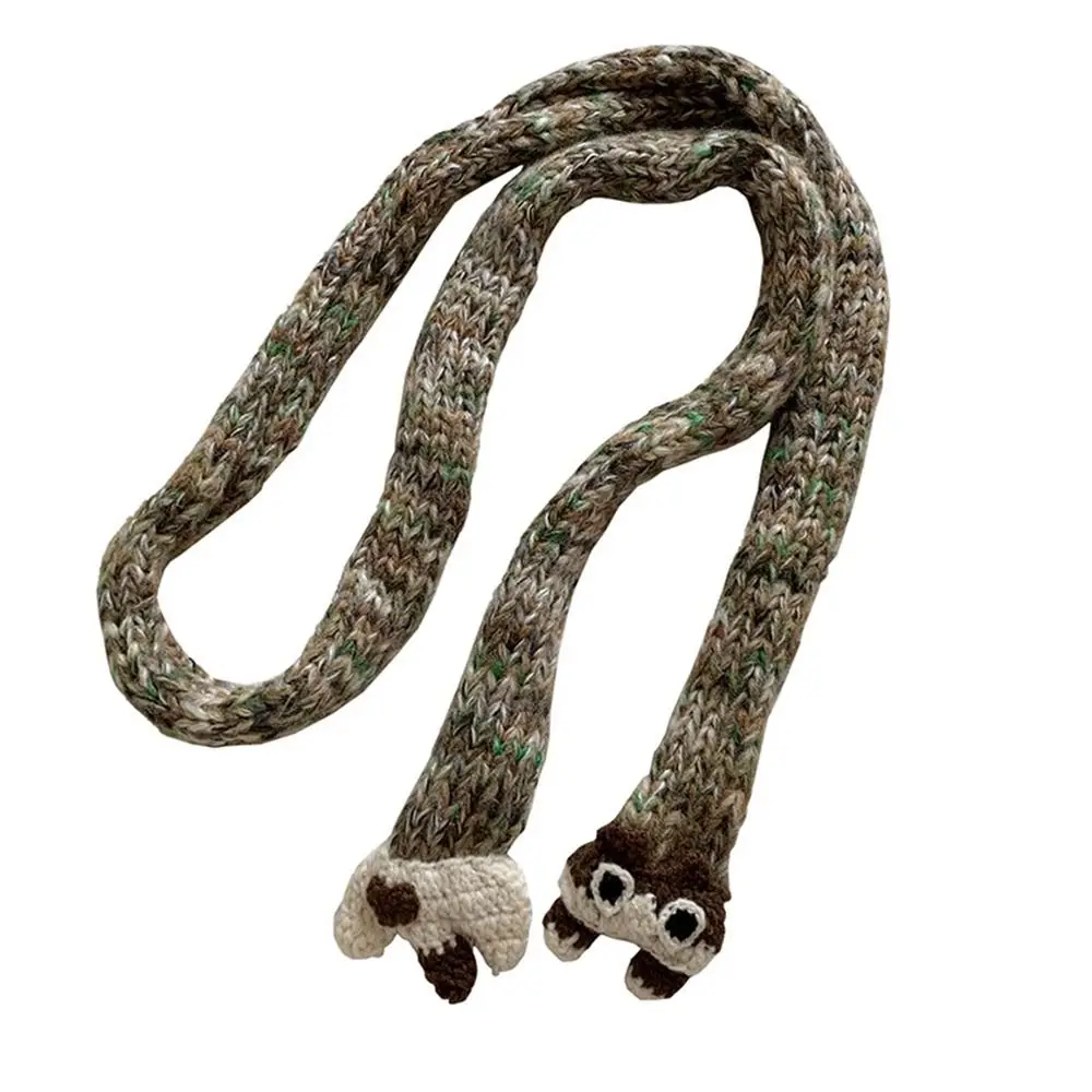 Вязаный шарф в стиле Харадзюку Y2K с мультяшными животными, длинные узкие шарфы, аксессуары для одежды в корейском стиле
Вязаный шарф в стиле Харадзюку Y2K с мультяшными животными, длинные узкие шарфы, аксессуары для одежды в корейском стиле