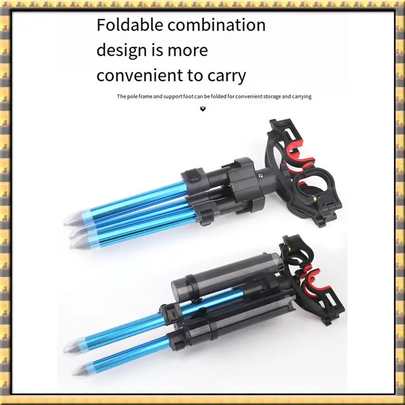 AA79 New Triangle Fishing Pole Rack Adjustable Foldable Fishing Pole Holder Portable Multifunctional For Outdoor Fishing Style
AA79 New Triangle Fishing Pole Rack Adjustable Foldable Fishing Pole Holder Portable Multifunctional For Outdoor Fishing Style