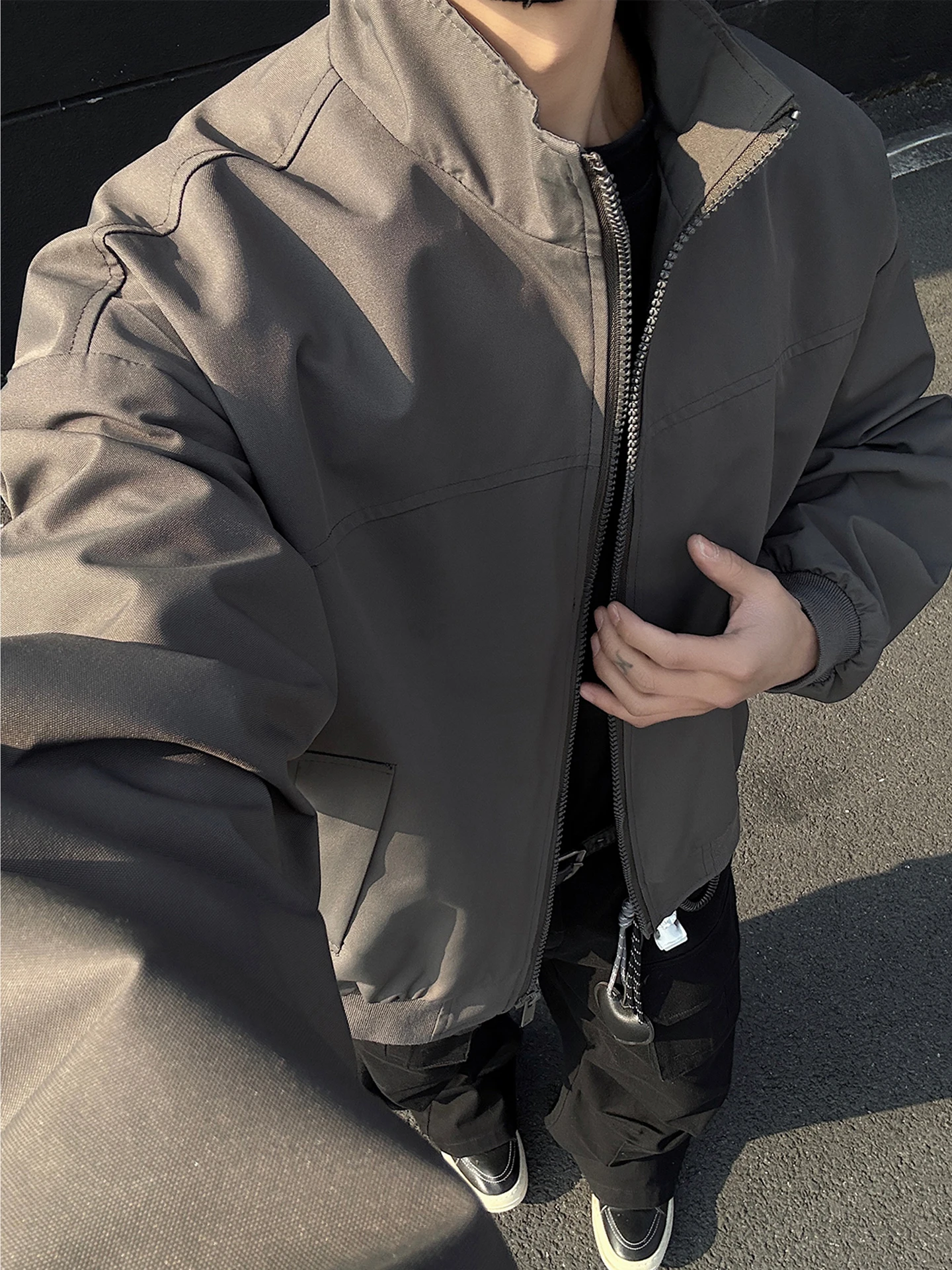 American Sle Workwear Jaet Men's ort Flight Outerwear Tee-Proof Stand Collar Top Windproof Loose Fit Spring 2026
American Sle Workwear Jaet Men's ort Flight Outerwear Tee-Proof Stand Collar Top Windproof Loose Fit Spring 2026