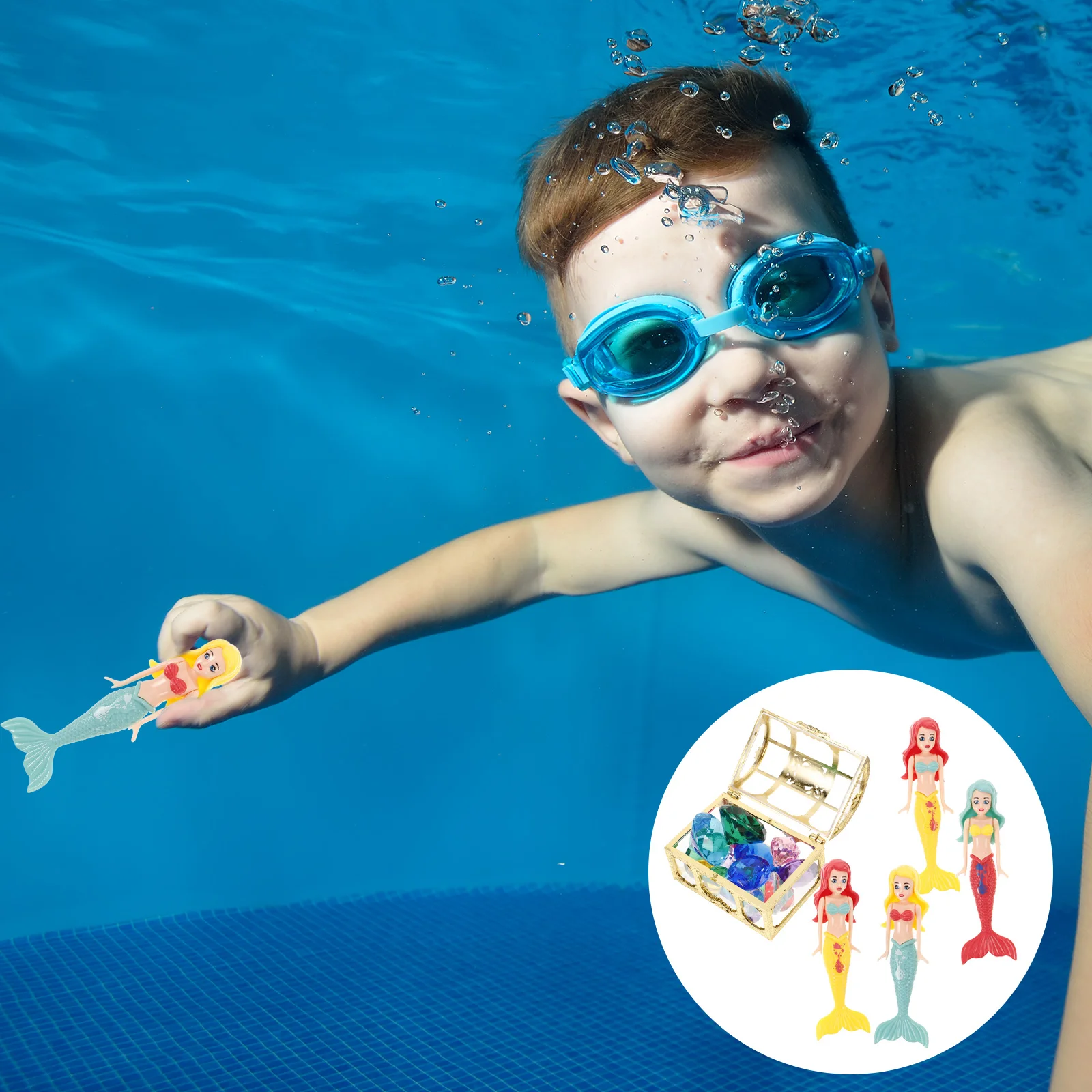 Jewel Pirate Mermaid Dive Toys for Pool Bathtub Girls Underwater Swimming Diving Beach
Jewel Pirate Mermaid Dive Toys for Pool Bathtub Girls Underwater Swimming Diving Beach
