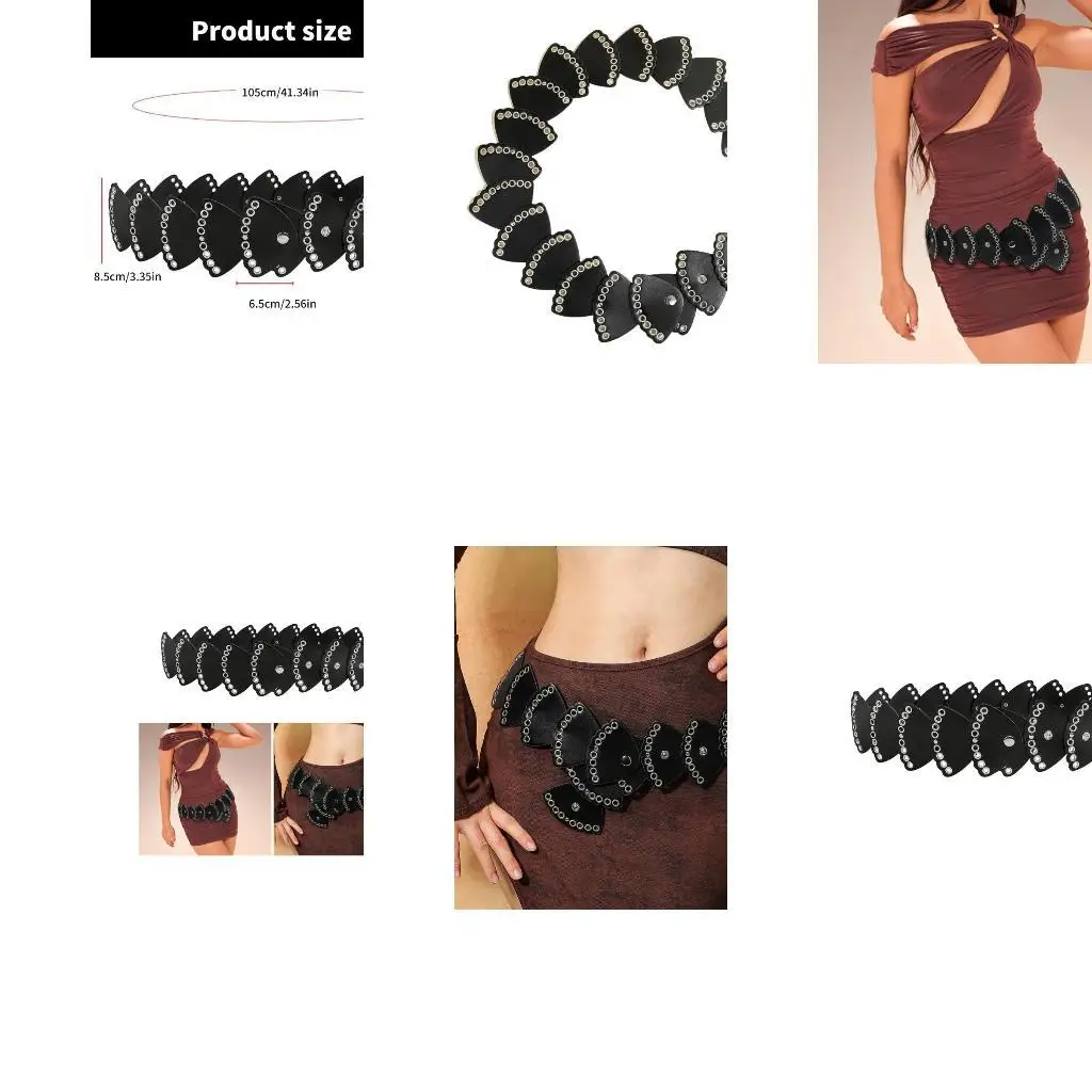 A52E Vintage Waist Belt for Adult with Fan Disc Fashion Big Eyelet Belt Popular PU Waistband Adjustable Corset Belt All Age
A52E Vintage Waist Belt for Adult with Fan Disc Fashion Big Eyelet Belt Popular PU Waistband Adjustable Corset Belt All Age