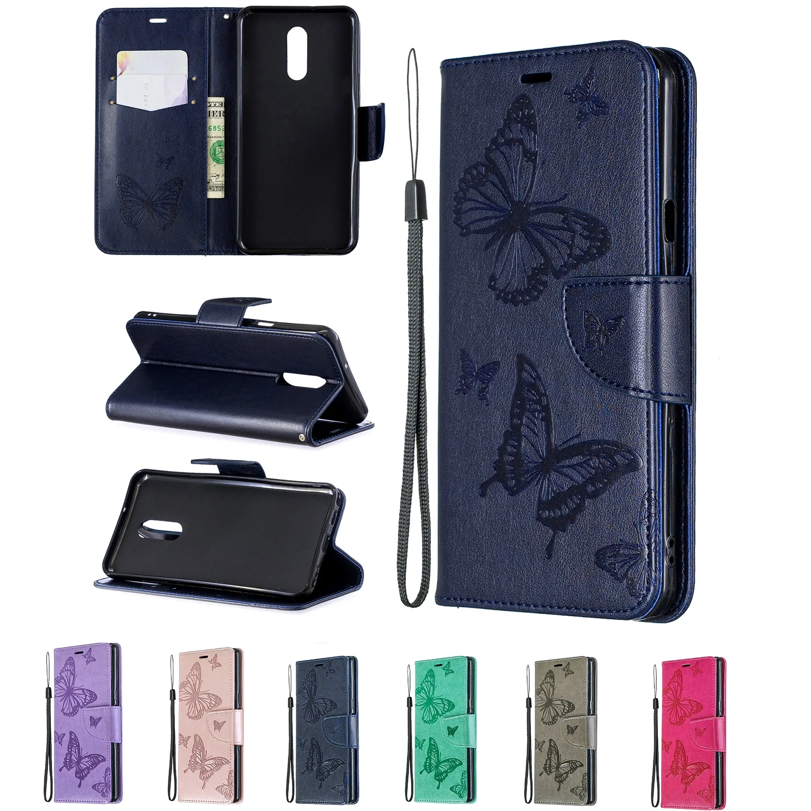Luxury PU Leather Flip Case For LG Stylo 5 3D Butterfly Phone Case For LG Stylo 5 Purse Pouch Wallet Case Coque
Luxury PU Leather Flip Case For LG Stylo 5 3D Butterfly Phone Case For LG Stylo 5 Purse Pouch Wallet Case Coque