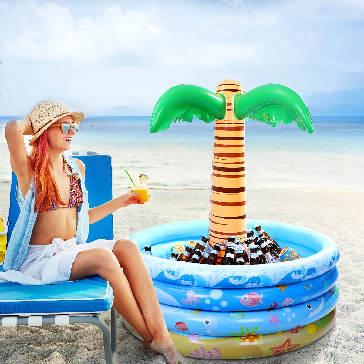Inflatable Ice Bar Palm Tree Buffet Cooler Pool Aloha for Parties Beach Party Drinks Beverage
Inflatable Ice Bar Palm Tree Buffet Cooler Pool Aloha for Parties Beach Party Drinks Beverage