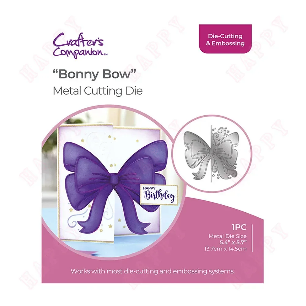 Bonny Bow Metal Cutting Dies Decoration For DIY Scrapbooking Diary Album Paper Template Card Embossing Handcraft 2024 New
Bonny Bow Metal Cutting Dies Decoration For DIY Scrapbooking Diary Album Paper Template Card Embossing Handcraft 2024 New