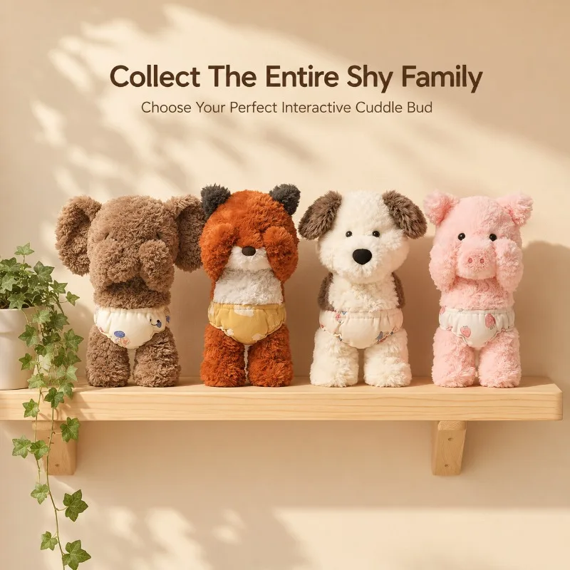 Cute Shy Animal Plush Set Curly Fluffy Fox Dog Pig Elephant Stuffed Doll Sofa Decor Sleep Companion Kids Birthday Xmas Gift
Cute Shy Animal Plush Set Curly Fluffy Fox Dog Pig Elephant Stuffed Doll Sofa Decor Sleep Companion Kids Birthday Xmas Gift