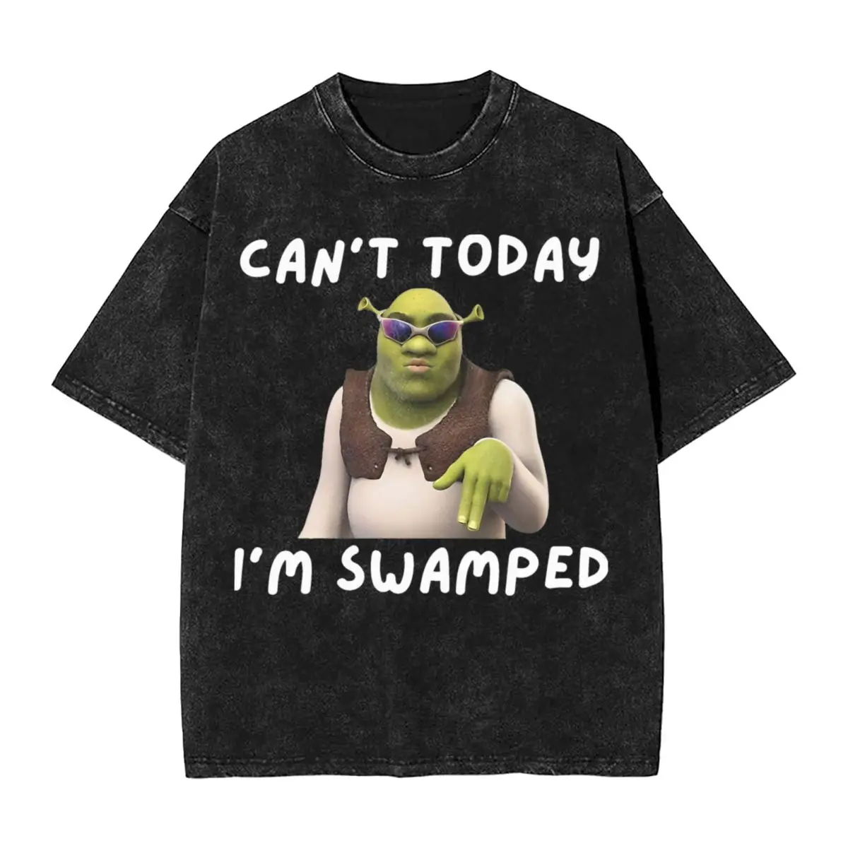 Can't Today I'm Swamped Washed T Shirts Streetwear Hip Hop Novelty T-Shirt Funny Shreks Tees Men Women Oversize Summer
Can't Today I'm Swamped Washed T Shirts Streetwear Hip Hop Novelty T-Shirt Funny Shreks Tees Men Women Oversize Summer