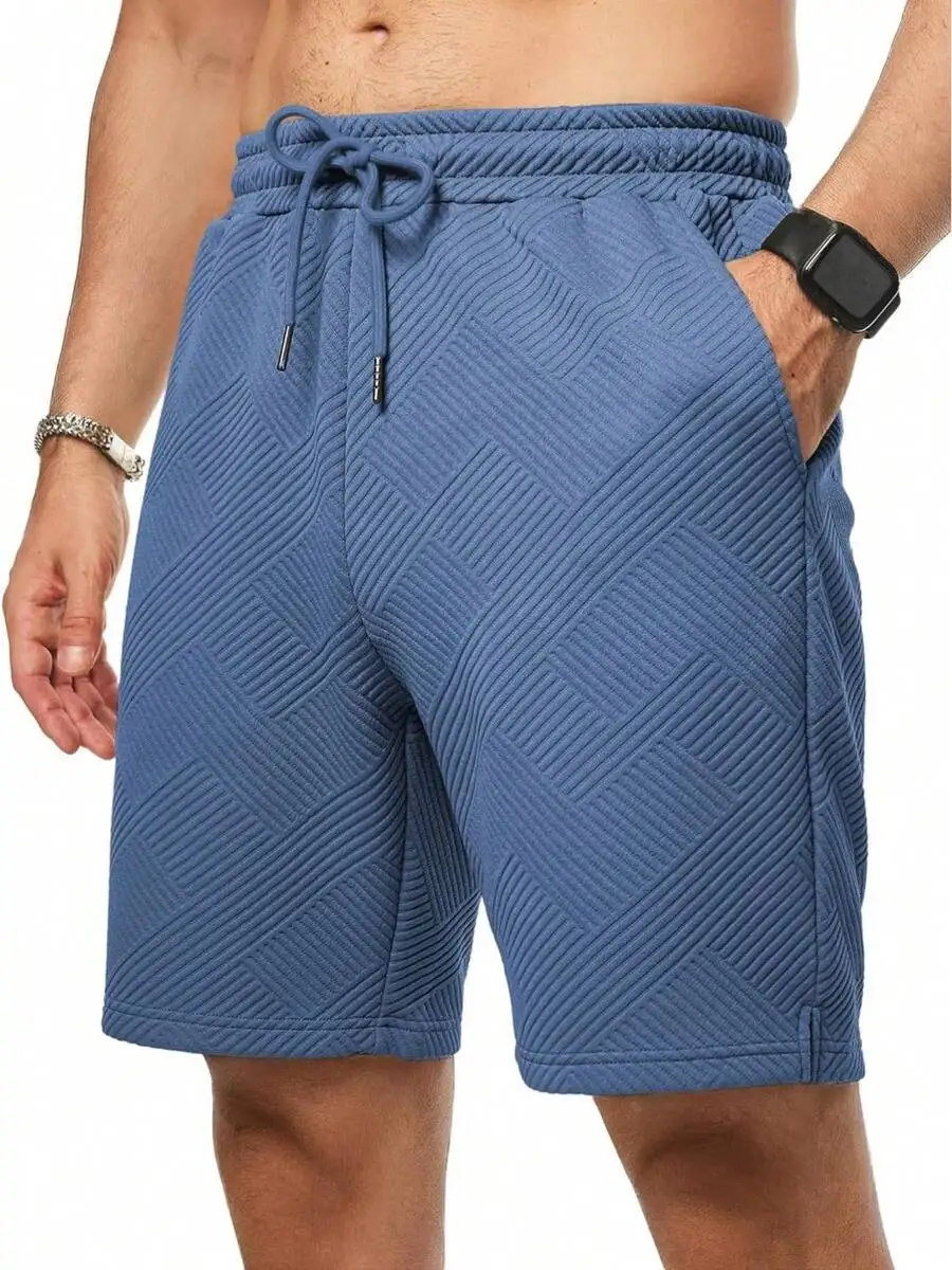 Mens Casual 7 Inch Drawstring Elastic Waist Shorts With Pockets Textured Pattern
Mens Casual 7 Inch Drawstring Elastic Waist Shorts With Pockets Textured Pattern