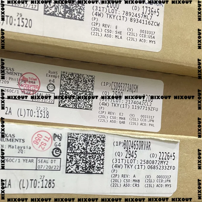 10 шт./партия, CSD95373AQ5M 95373AM LSON12, обязательство взять на 100% новый оригинальный.
10 шт./партия, CSD95373AQ5M 95373AM LSON12, обязательство взять на 100% новый оригинальный.