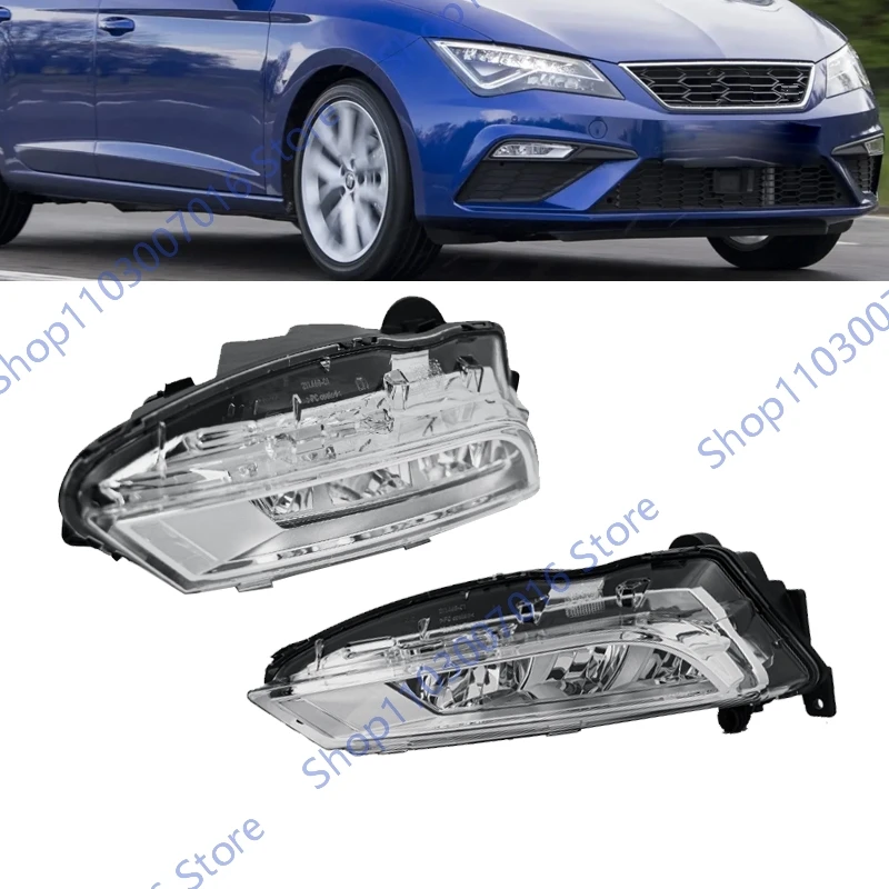 For Seat Leon 5F FR 2017 2018 2019 2020 Front Fog Light Brake Lamp without Bulb Daytime Running Light 5F0941701B 5F0941702B
For Seat Leon 5F FR 2017 2018 2019 2020 Front Fog Light Brake Lamp without Bulb Daytime Running Light 5F0941701B 5F0941702B