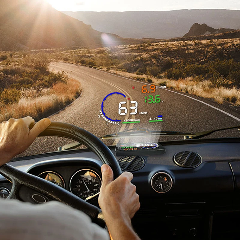 。Car Speed HUD Speedometer Oil Consumption Water Temperature Head Up Display Battery Voltage OBD Windshield Projector Truck
。Car Speed HUD Speedometer Oil Consumption Water Temperature Head Up Display Battery Voltage OBD Windshield Projector Truck