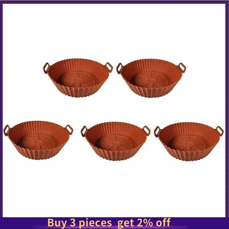 COME Air Frying Pan Silicone Basket For Pizza Fried Chicken Air Fryer Reusable Air Frying Pan Pad
COME Air Frying Pan Silicone Basket For Pizza Fried Chicken Air Fryer Reusable Air Frying Pan Pad