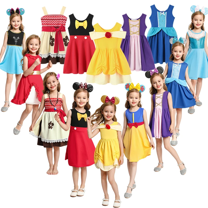 Children's Sweet Princess Cosplay Dresses for Girls Birthday Party Summer Clothing for 2-10 Years Old Kids
Children's Sweet Princess Cosplay Dresses for Girls Birthday Party Summer Clothing for 2-10 Years Old Kids