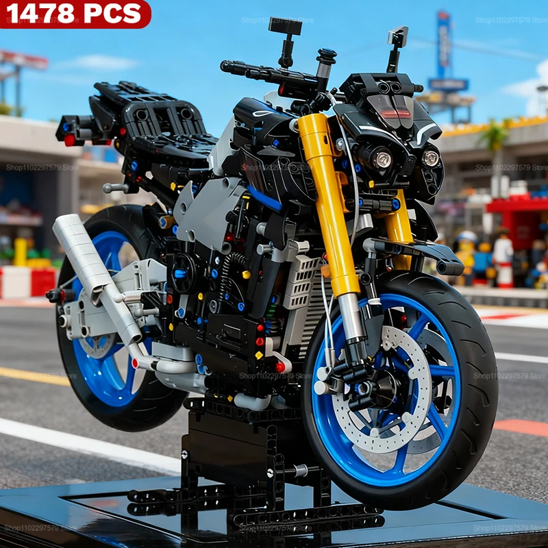1478PCS Racing Motorcycle Building Blocks Kit Adults DIY Speed Motorbike Model Educational Toy Gift Collectible Model for Boys
1478PCS Racing Motorcycle Building Blocks Kit Adults DIY Speed Motorbike Model Educational Toy Gift Collectible Model for Boys