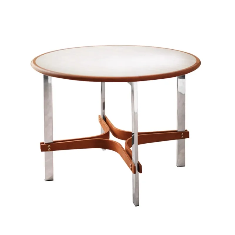 Star rock slab dining table household solid wood small apartment modern simple round French dining table and chairs
Star rock slab dining table household solid wood small apartment modern simple round French dining table and chairs