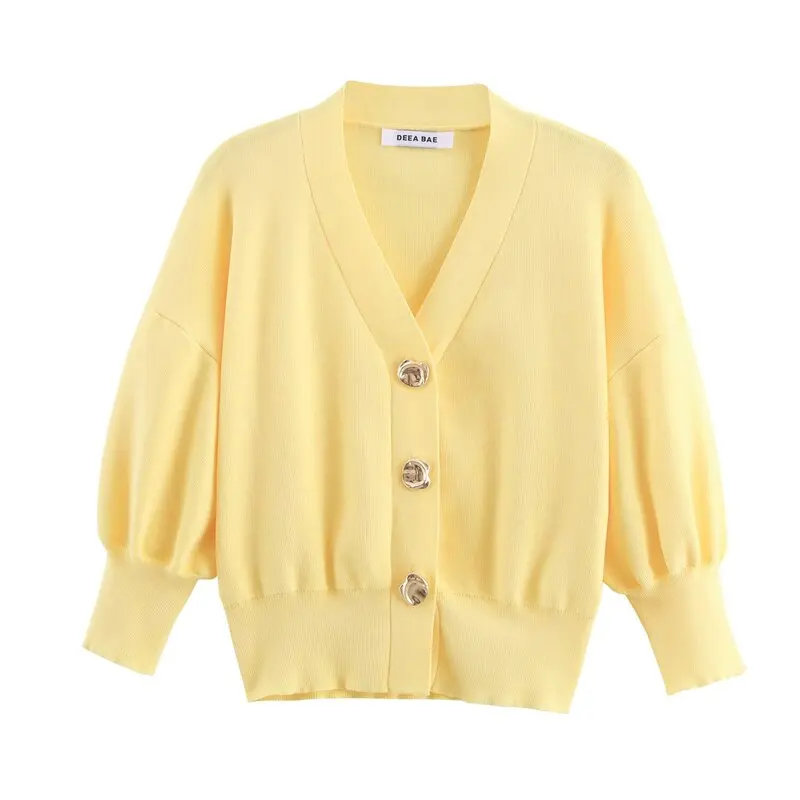 2025 Autumn New Sle Women's Knitted V-ne Commute Sve Outerwear Loose Fit Long Sve Pure Color Button Cardigan
2025 Autumn New Sle Women's Knitted V-ne Commute Sve Outerwear Loose Fit Long Sve Pure Color Button Cardigan
