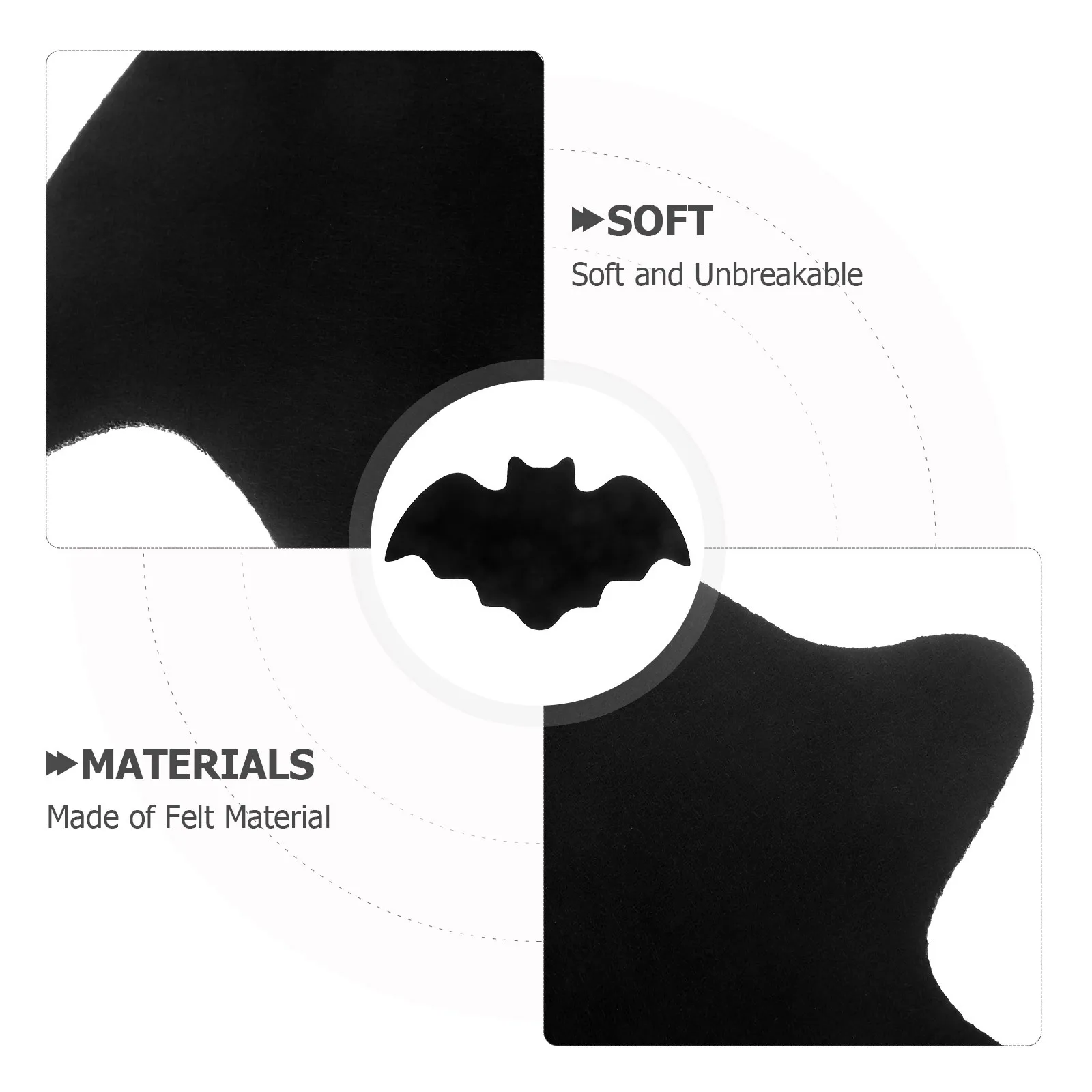 6Pcs Halloween Bat Felt Table Mats Soft Placemats Dining Table Decor Party Heat Insulation Bowl Mats Heat Insulation Pad
6Pcs Halloween Bat Felt Table Mats Soft Placemats Dining Table Decor Party Heat Insulation Bowl Mats Heat Insulation Pad