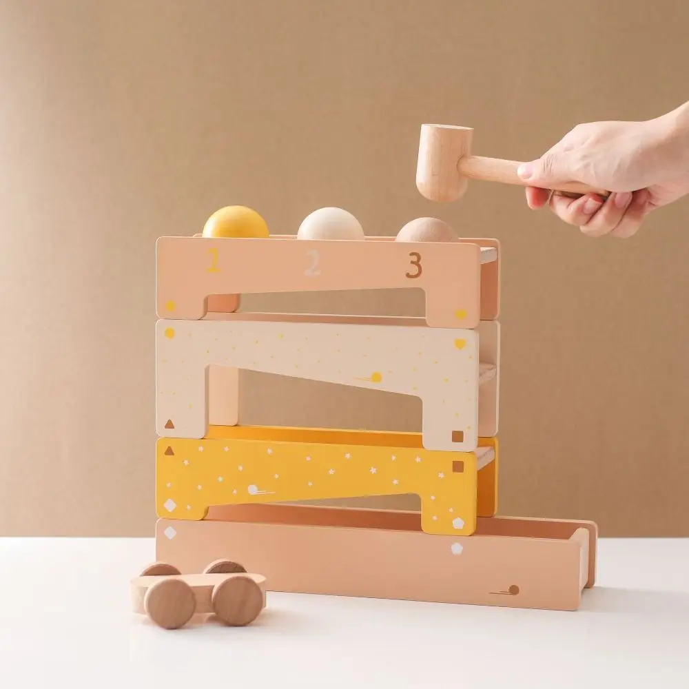 Montessori Stacking Building Blocks Wooden Interactive Toys Track Knocking Ball Toy Early Education Board Games
Montessori Stacking Building Blocks Wooden Interactive Toys Track Knocking Ball Toy Early Education Board Games