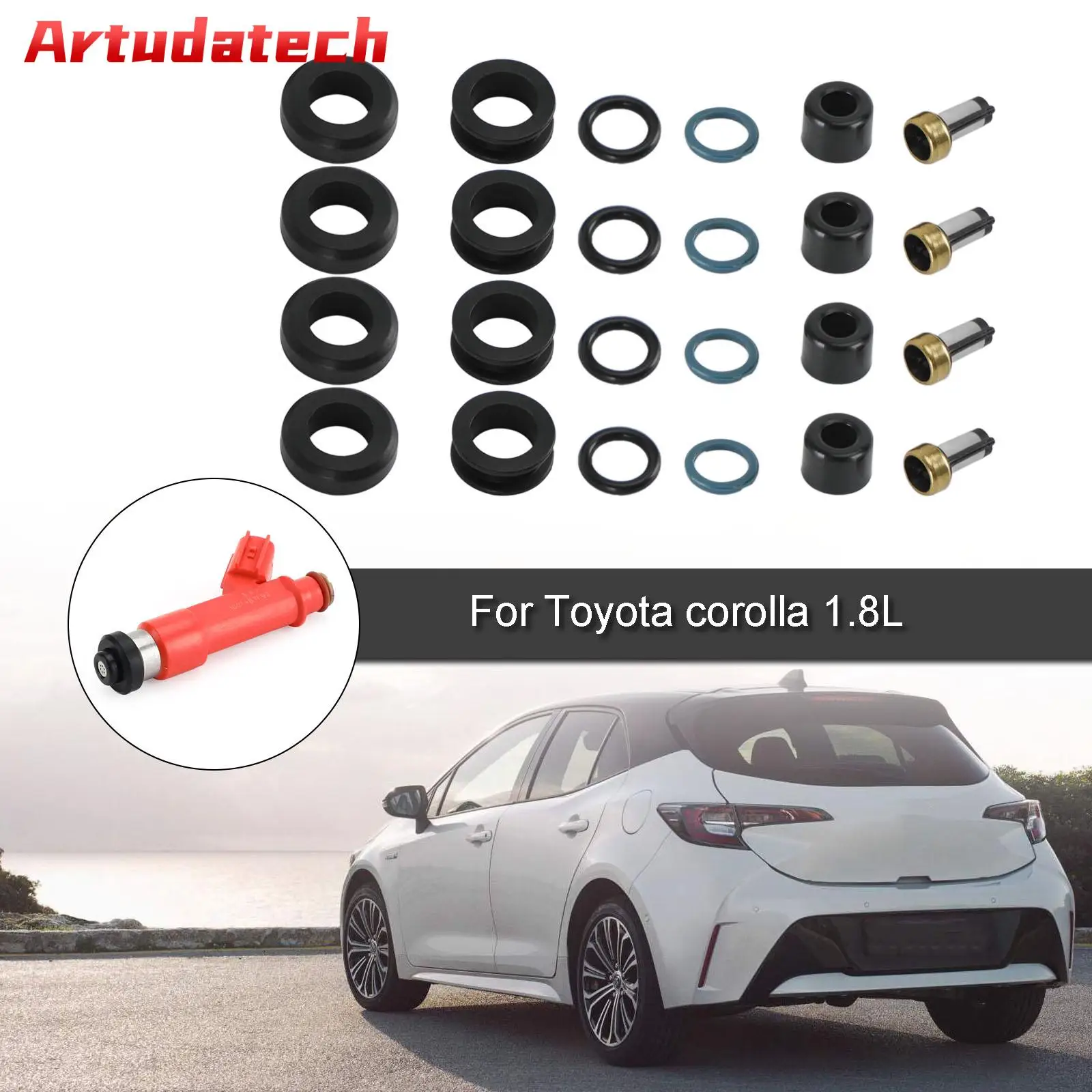 Комплект Уплотнений Artudatech для ремонта топливных форсунок, 4 шт., 1001-87F90, подходит для Toyota Corolla л, подходит для автомобильных аксессуаров Lotus
Комплект Уплотнений Artudatech для ремонта топливных форсунок, 4 шт., 1001-87F90, подходит для Toyota Corolla л, подходит для автомобильных аксессуаров Lotus