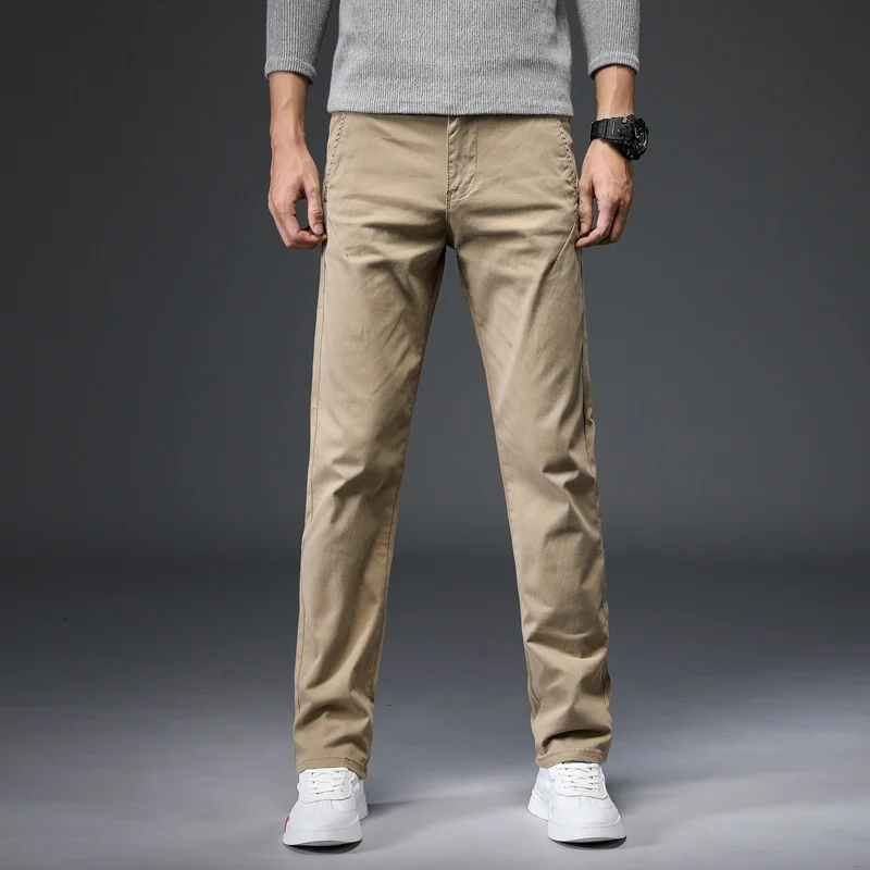 Nice Spring Autumn Mens Middle Waist Trousers Pure Color Men's Pants Men Cotton Pant Man Straight Trouser Big Size 28-40,P326
Nice Spring Autumn Mens Middle Waist Trousers Pure Color Men's Pants Men Cotton Pant Man Straight Trouser Big Size 28-40,P326