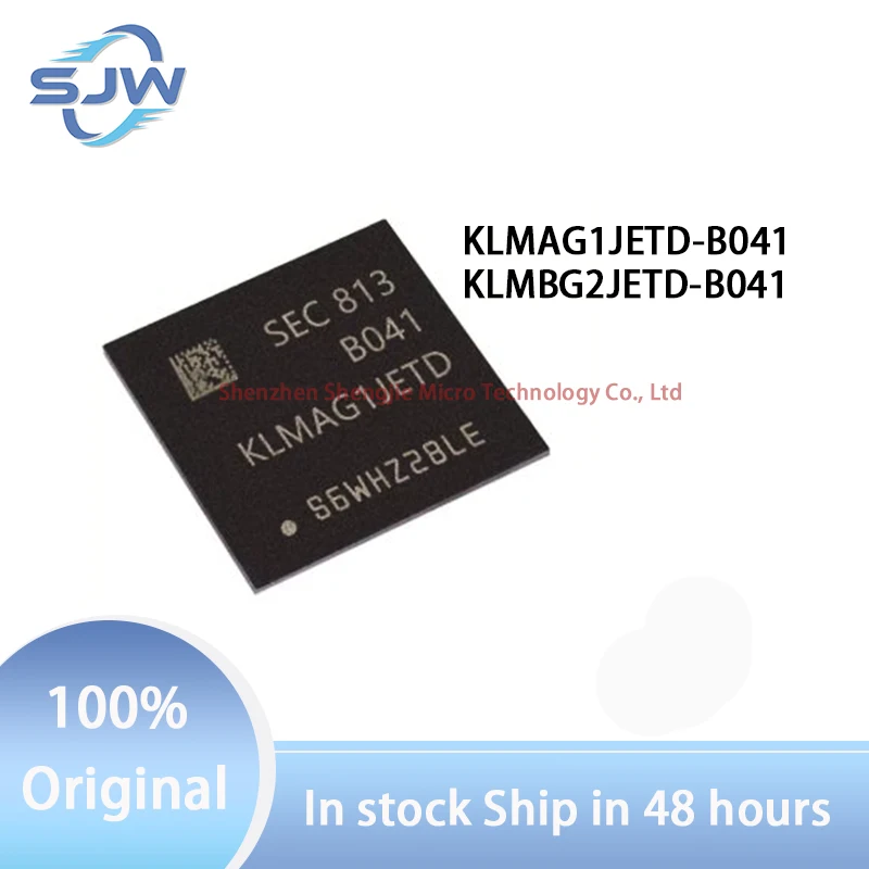 KLMAG1JETD-B041 KLMBG2JETD-B041 encapsulation FBGA-153 16G EMMC version 5.1 font memory chip
KLMAG1JETD-B041 KLMBG2JETD-B041 encapsulation FBGA-153 16G EMMC version 5.1 font memory chip