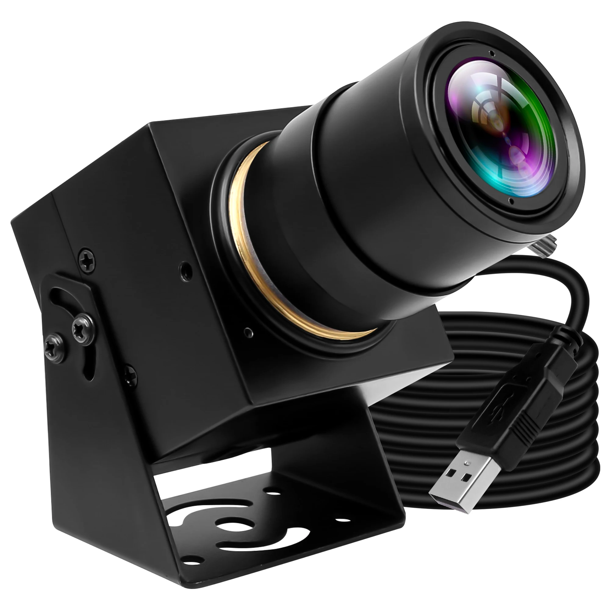 ELP Global Shutter 1200P USB Camera 1080P 90fps 4X Optical Manual Zoom Webcam with 2.8-12mm Lens for Capture Fast Moving Objects
ELP Global Shutter 1200P USB Camera 1080P 90fps 4X Optical Manual Zoom Webcam with 2.8-12mm Lens for Capture Fast Moving Objects