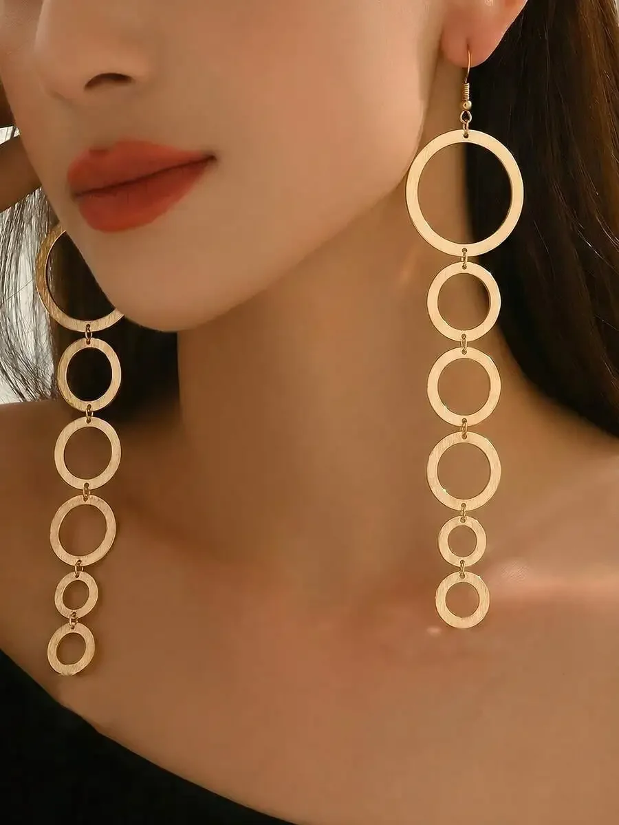 Creative Geometric Circle Dangle Earrings For Women Fashion Statement Jewelry Casual Street Style
Creative Geometric Circle Dangle Earrings For Women Fashion Statement Jewelry Casual Street Style