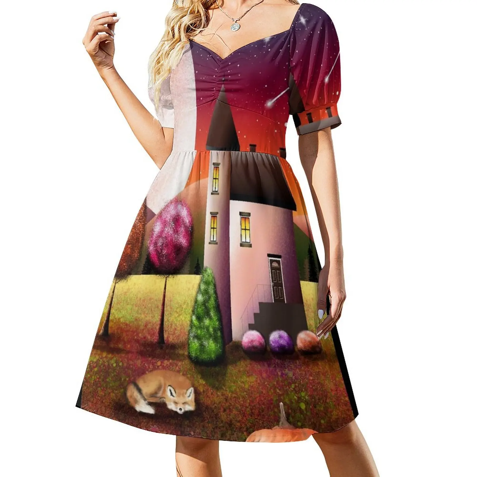 Fox Dreams Square Short-Sleeved Dress summer dress for women 2025 Bride dresses elegant party dress for women 2025 Party dresses
Fox Dreams Square Short-Sleeved Dress summer dress for women 2025 Bride dresses elegant party dress for women 2025 Party dresses