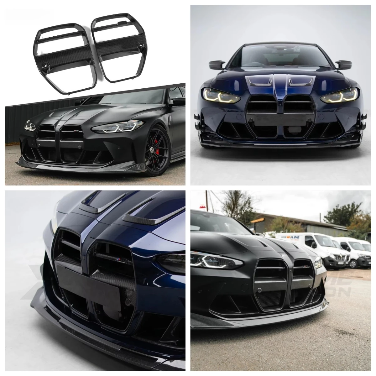 Глянцевая черная решетка радиатора из сухого карбона Dream Garage для G80 G81 G82 G83 M3 M4, передняя решетка бампера в стиле V
Глянцевая черная решетка радиатора из сухого карбона Dream Garage для G80 G81 G82 G83 M3 M4, передняя решетка бампера в стиле V