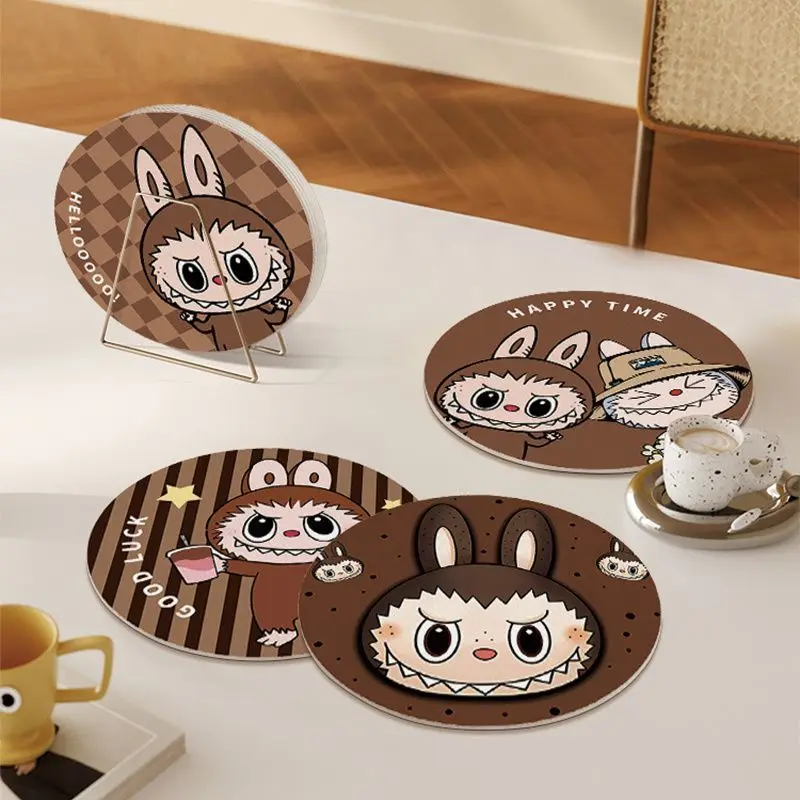 Labubu thermal insulation cup mat Cute absorbent dining mat cartoon table mat anti scalding bowl and plate pot mat Gifts Toys
Labubu thermal insulation cup mat Cute absorbent dining mat cartoon table mat anti scalding bowl and plate pot mat Gifts Toys