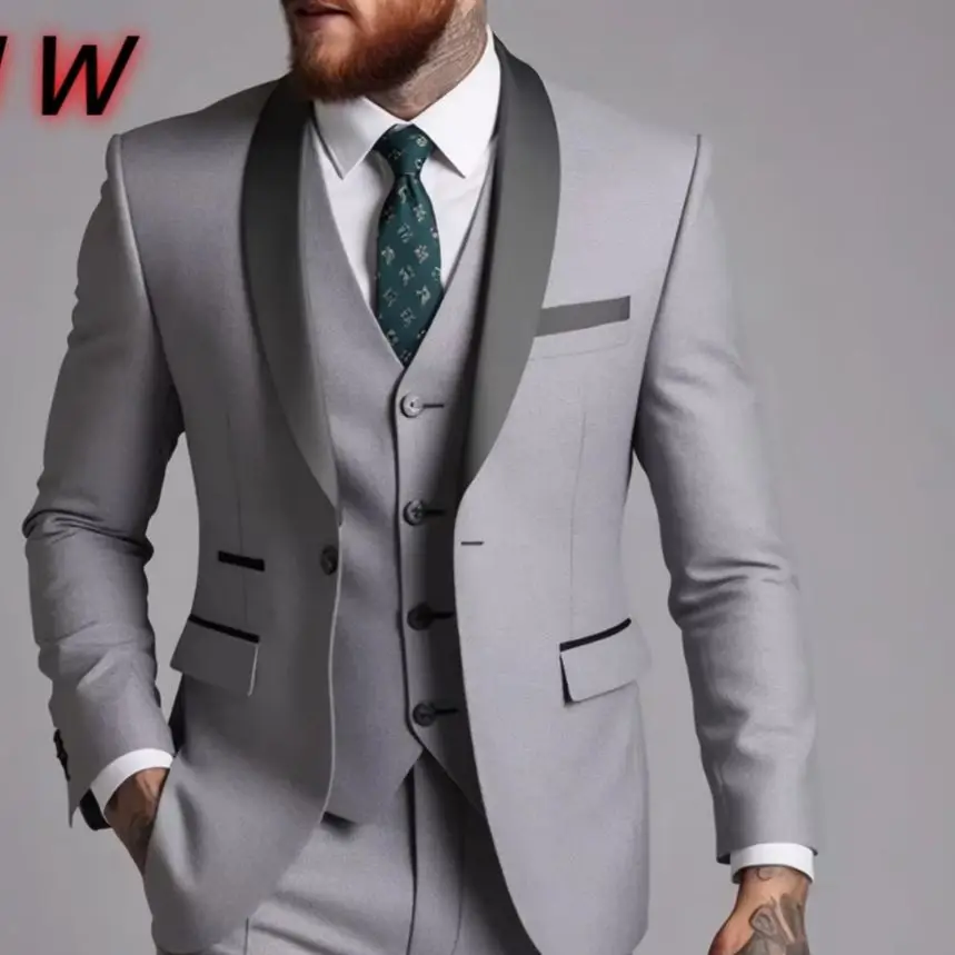 Classic Men's Wedding Suit 3 Piece Set Groom Business Male Tuxedo Jacket Pants Vest Groomsman Formal Party Prom Special Occasion
Classic Men's Wedding Suit 3 Piece Set Groom Business Male Tuxedo Jacket Pants Vest Groomsman Formal Party Prom Special Occasion
