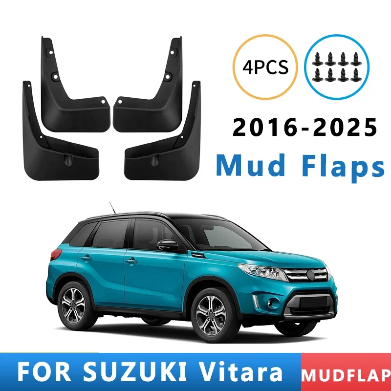 Mud Flaps Fit for SUZUKI Vitara 2016-2025 2017 2018 2019 2020 Mudguards Tire Fenders Splash Proof Accessories Wheel Guards 4ps
Mud Flaps Fit for SUZUKI Vitara 2016-2025 2017 2018 2019 2020 Mudguards Tire Fenders Splash Proof Accessories Wheel Guards 4ps