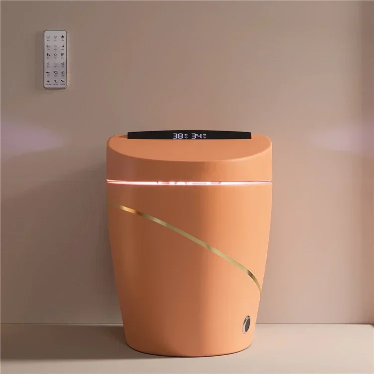 %a Floor Mounted Ceramic Automatic Toilet Bowl Bathroom Water Closet Orange Gold Smart Toilet Intelligent Wc Toilet
%a Floor Mounted Ceramic Automatic Toilet Bowl Bathroom Water Closet Orange Gold Smart Toilet Intelligent Wc Toilet