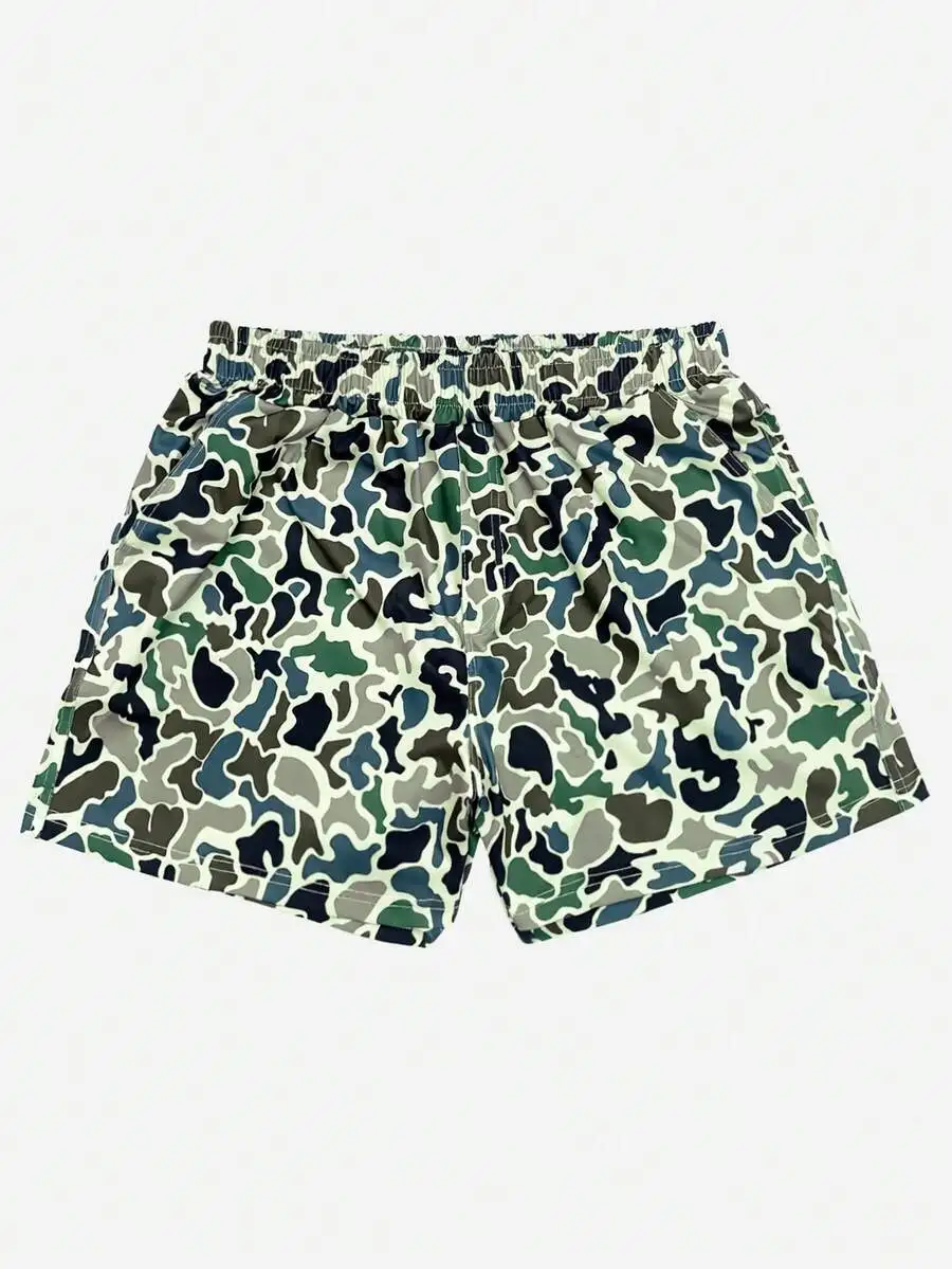Mens Camo Shorts Quick Dry Loose Elastic Waist Bermuda Shorts
Mens Camo Shorts Quick Dry Loose Elastic Waist Bermuda Shorts