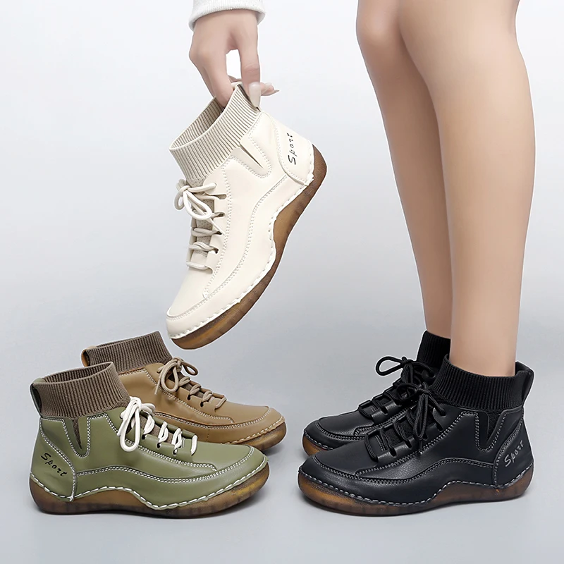 Fashion Women's Boots Autumn Breathable Women Ankle Boots Soft Comfortable Women Outdoor Boots Fashion Women's Casual Shoes
Fashion Women's Boots Autumn Breathable Women Ankle Boots Soft Comfortable Women Outdoor Boots Fashion Women's Casual Shoes