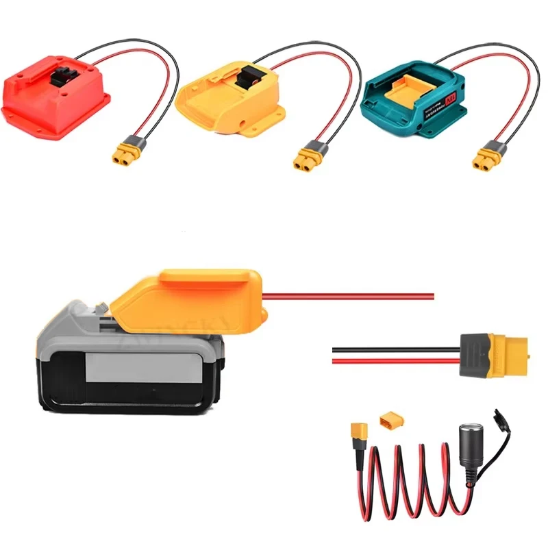 Преобразователь аккумуляторов 18В для Makita/Dewalt/Milwaukee, адаптер для прикуривателя, адаптер питания для автомобильного использования.
Преобразователь аккумуляторов 18В для Makita/Dewalt/Milwaukee, адаптер для прикуривателя, адаптер питания для автомобильного использования.