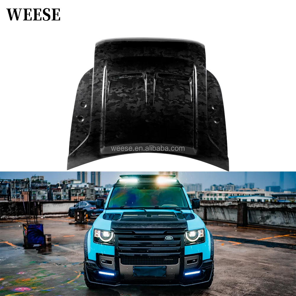 New Arrival SVR Style Dry Carbon Fiber Forged Pattern Engine Hood for Land Rover Defender 90 110 130 Nice Look Front Cover
New Arrival SVR Style Dry Carbon Fiber Forged Pattern Engine Hood for Land Rover Defender 90 110 130 Nice Look Front Cover