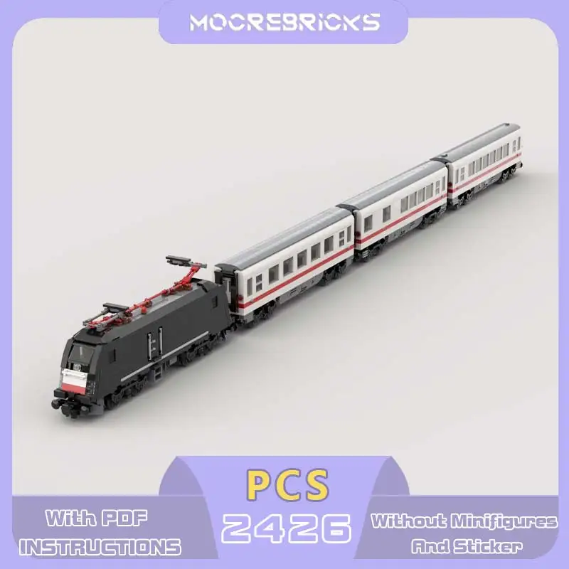 MOC German Modern Black Train Set Building Blocks Tech Electric Locomotive Passenger Carriage Bricks Toy Adult Collector Gift
MOC German Modern Black Train Set Building Blocks Tech Electric Locomotive Passenger Carriage Bricks Toy Adult Collector Gift