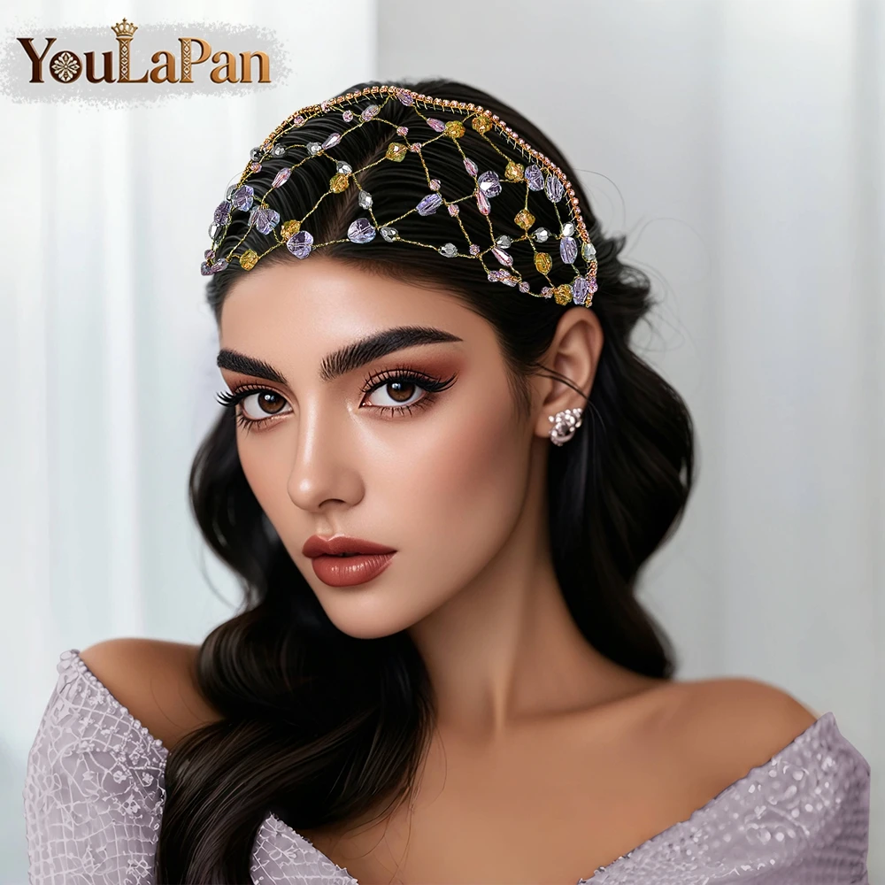 YouLaPan Fashion Purple Color Crystal Bride Wide Headband Handmade Mesh Princess Headpieces Party Prom Hair Accessories A300
YouLaPan Fashion Purple Color Crystal Bride Wide Headband Handmade Mesh Princess Headpieces Party Prom Hair Accessories A300