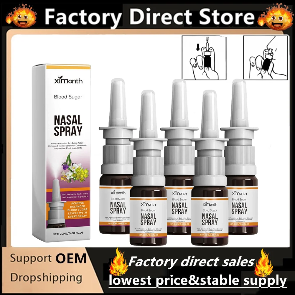 5Pcs Blood Sugar Nasal Spray Personal Care Products Oral Nasopharyngeal Nose Protective The Extra And Barrier Care Of Spray F2Y2
5Pcs Blood Sugar Nasal Spray Personal Care Products Oral Nasopharyngeal Nose Protective The Extra And Barrier Care Of Spray F2Y2