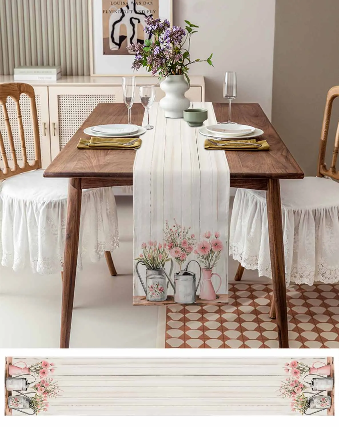 Spring Pink Flower Table Runner Wedding Party Champagne Dining Room Restaurant Home Tablecloth Runners
Spring Pink Flower Table Runner Wedding Party Champagne Dining Room Restaurant Home Tablecloth Runners